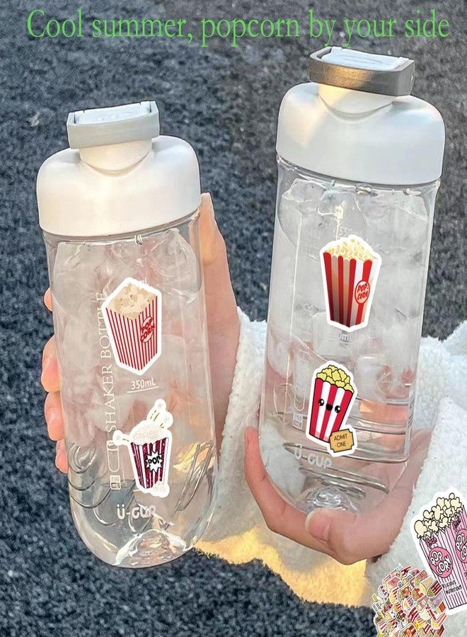 EUGFI 120pcs Popcorn Stickers Pack - Waterproof Vinyl Decals for Water Bottle, Laptop, Phone, Skateboard, Scrapbooking, Movie Night Party Favors & Decorations - Image 3